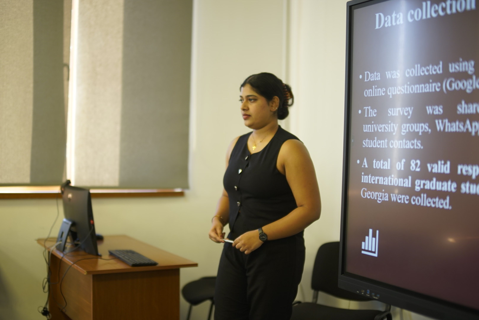 კავკასიის ბიზნესის სკოლის სამაგისტრო პროგრამების სტუდენტების ნაშრომების დაცვა