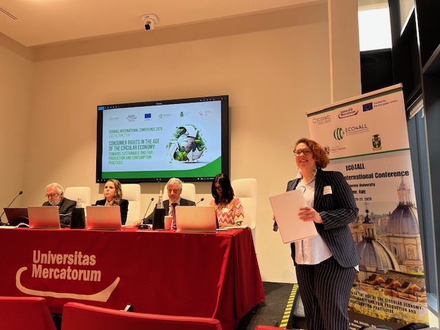 COST ECO4ALL -   საერთაშორისო კონფერენცია რომის უნივერსიტა მერკატორუმში