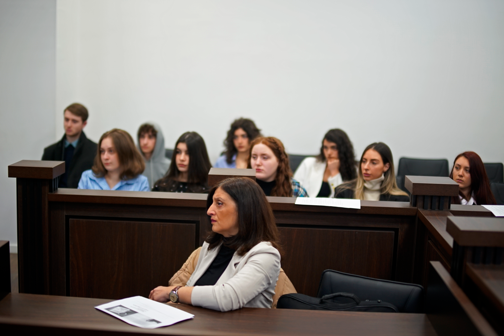 იმიტირებული სასამართლო პროცესი აბიტურიენტებისთვის - საავტორო უფლებების დარღვევასთან დაკავშირებით &bdquo;საავტორო უფლება და სატელევიზიო შესრულება&ldquo;