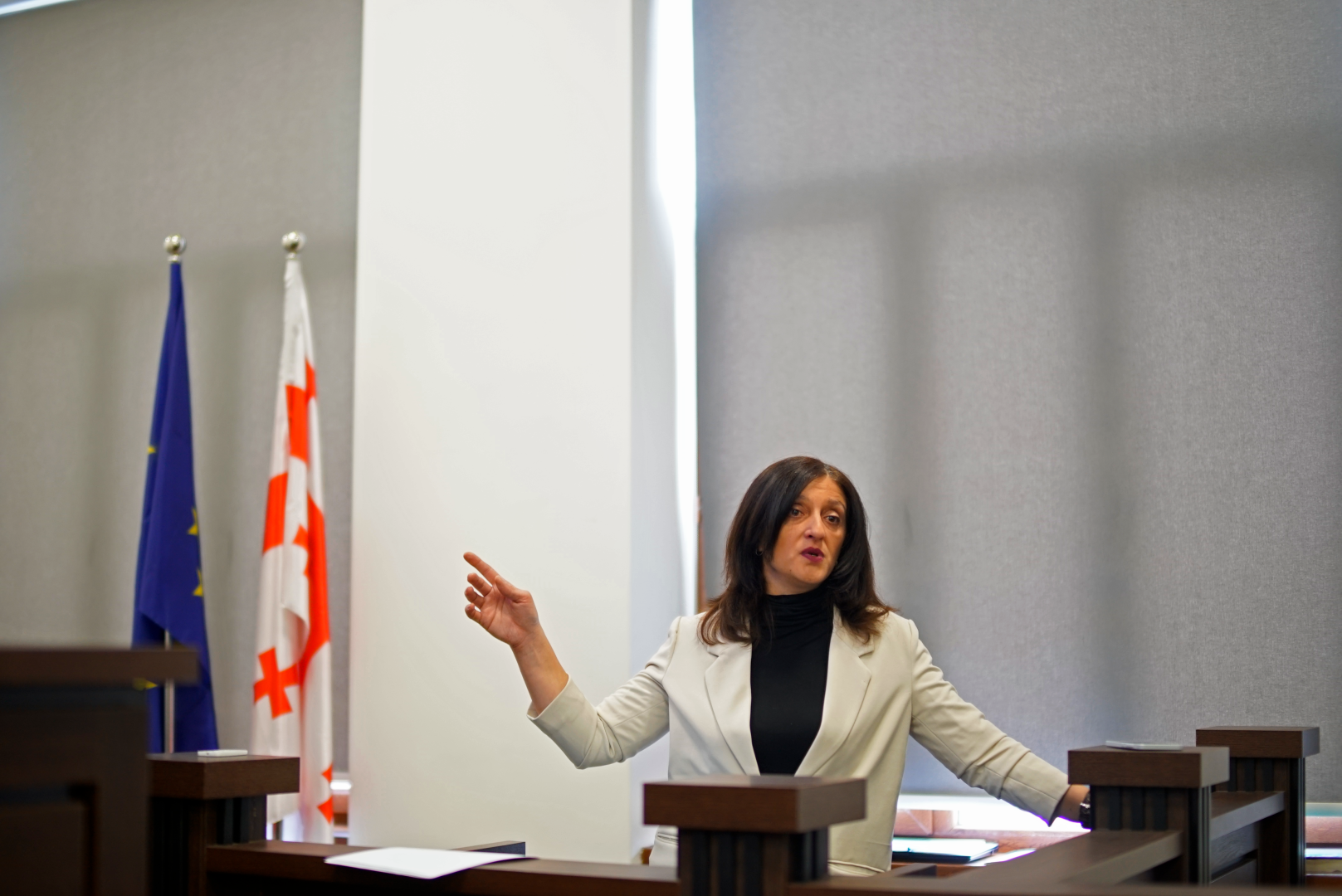 იმიტირებული სასამართლო პროცესი აბიტურიენტებისთვის - საავტორო უფლებების დარღვევასთან დაკავშირებით &bdquo;საავტორო უფლება და სატელევიზიო შესრულება&ldquo;