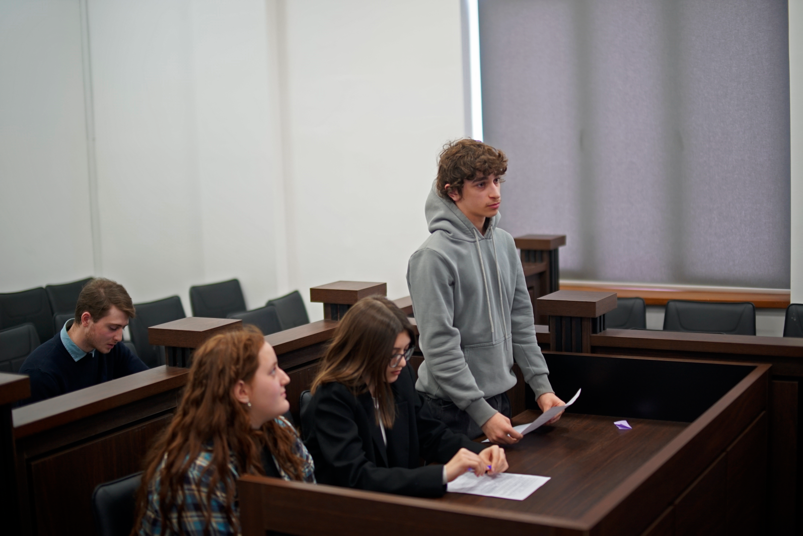 იმიტირებული სასამართლო პროცესი აბიტურიენტებისთვის - საავტორო უფლებების დარღვევასთან დაკავშირებით &bdquo;საავტორო უფლება და სატელევიზიო შესრულება&ldquo;