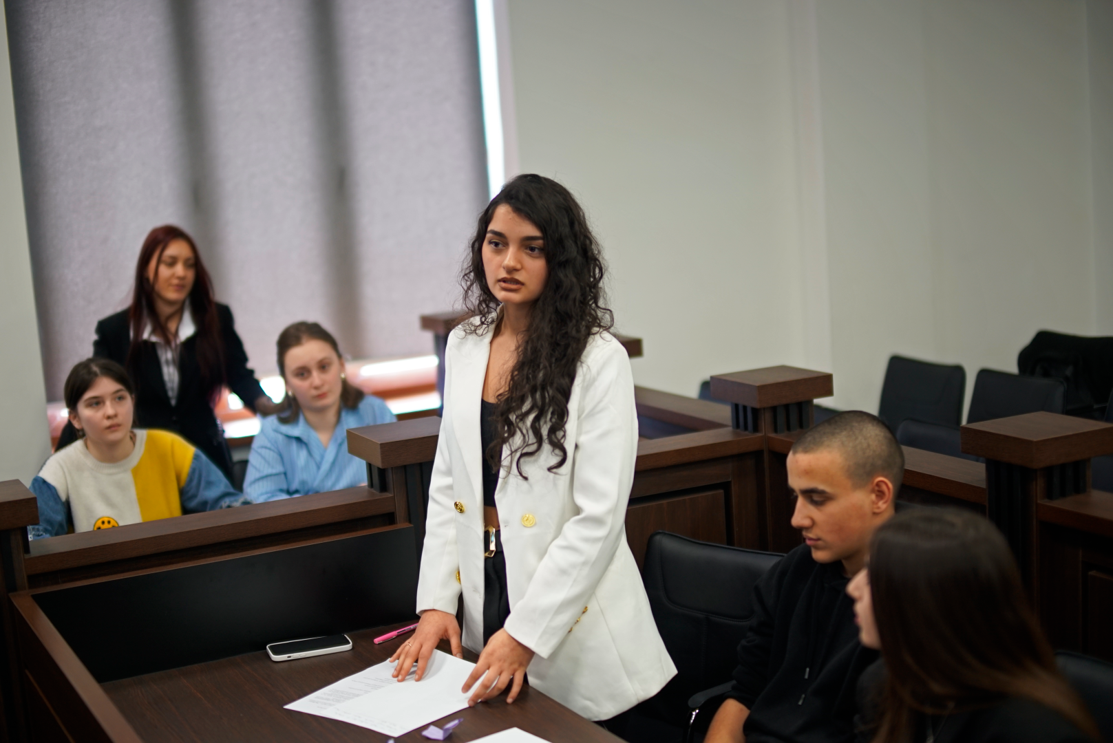 იმიტირებული სასამართლო პროცესი აბიტურიენტებისთვის - საავტორო უფლებების დარღვევასთან დაკავშირებით &bdquo;საავტორო უფლება და სატელევიზიო შესრულება&ldquo;