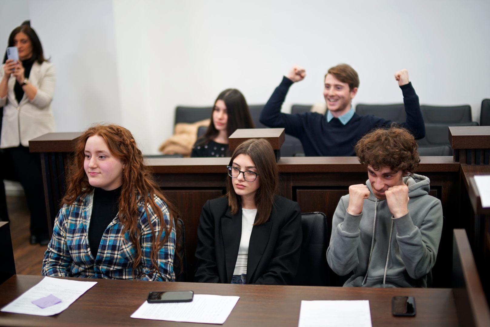 იმიტირებული სასამართლო პროცესი აბიტურიენტებისთვის - საავტორო უფლებების დარღვევასთან დაკავშირებით &bdquo;საავტორო უფლება და სატელევიზიო შესრულება&ldquo;