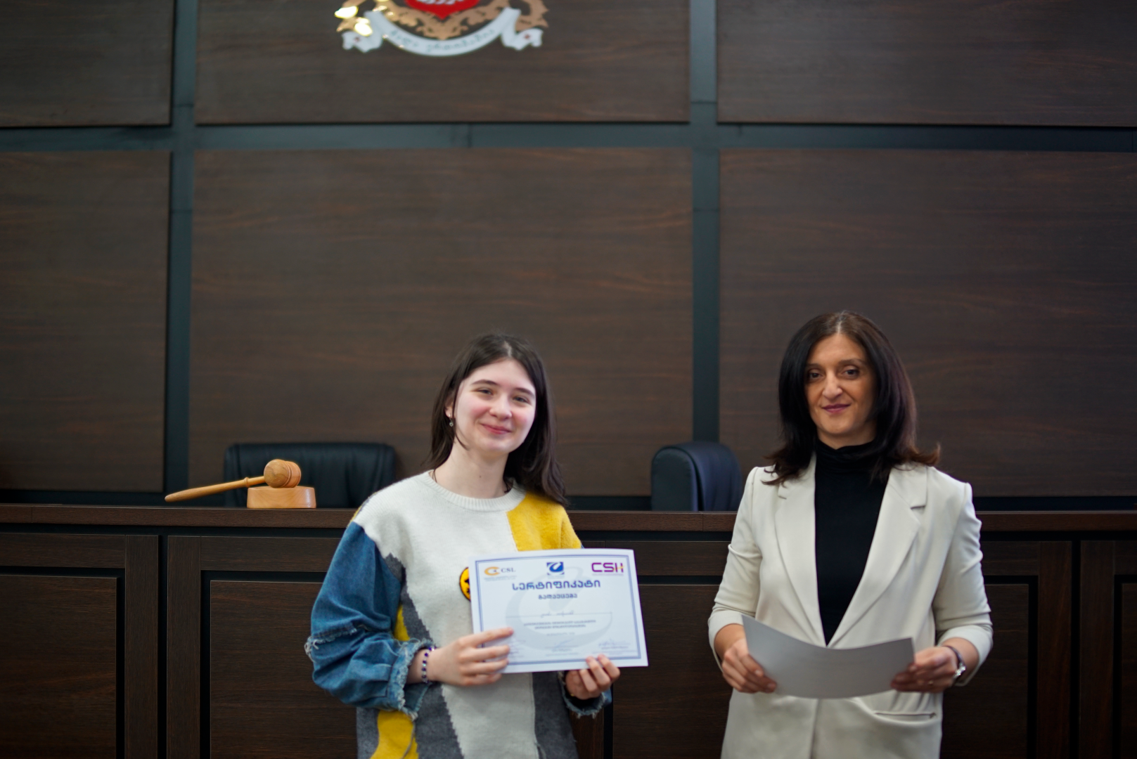 იმიტირებული სასამართლო პროცესი აბიტურიენტებისთვის - საავტორო უფლებების დარღვევასთან დაკავშირებით &bdquo;საავტორო უფლება და სატელევიზიო შესრულება&ldquo;