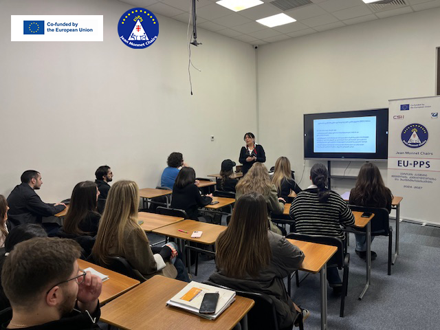 ლექციები ჟან მონეს კათედრის EU-PPSფარგლებში - 2026 წლის გაზაფხულის სემესტრი