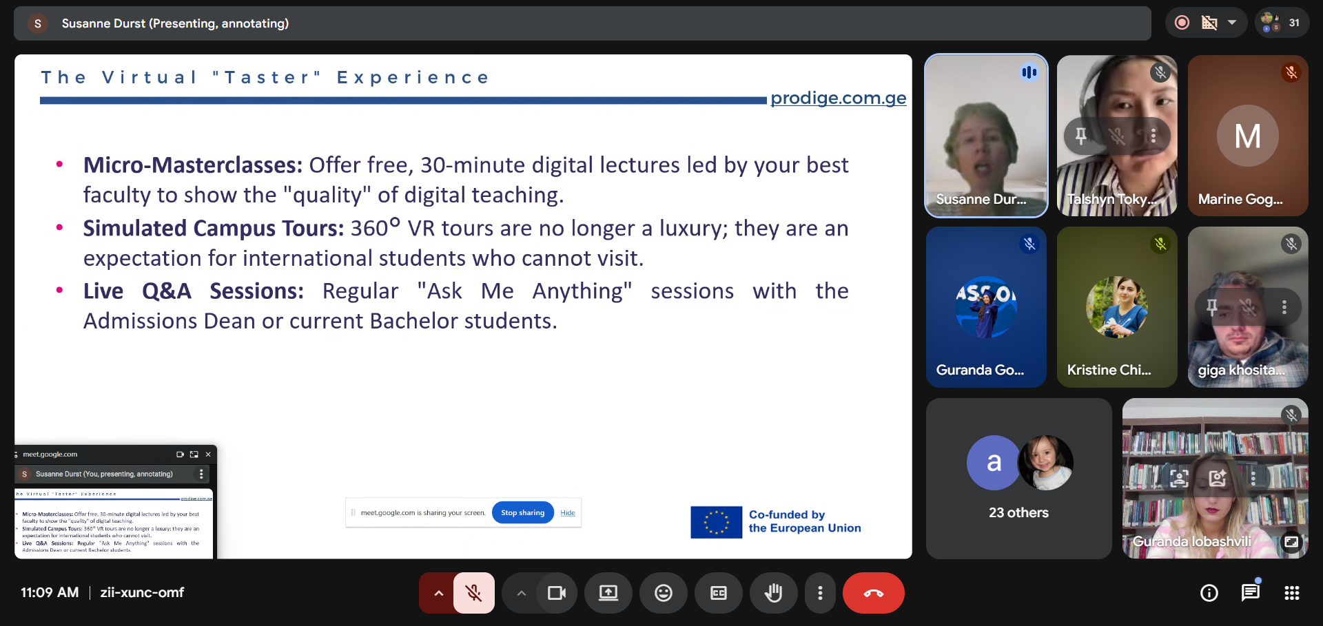 ტრენინგი &bdquo;Rethinking Students' Recruitment, Management, and Students' Life&ldquo; (T4.2) 