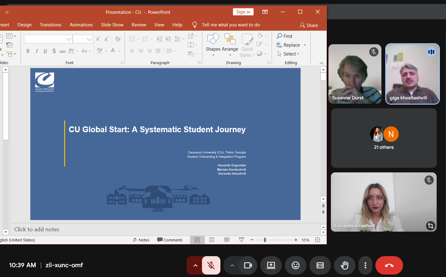 ტრენინგი &bdquo;Rethinking Students' Recruitment, Management, and Students' Life&ldquo; (T4.2) 