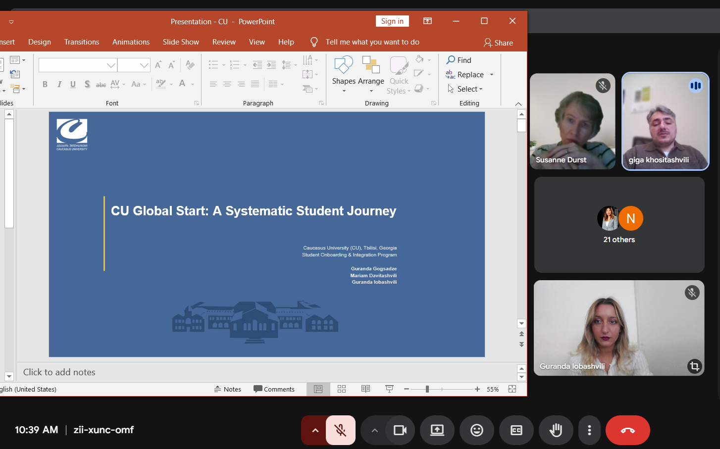 ტრენინგი &bdquo;Rethinking Students' Recruitment, Management, and Students' Life&ldquo; (T4.2) 