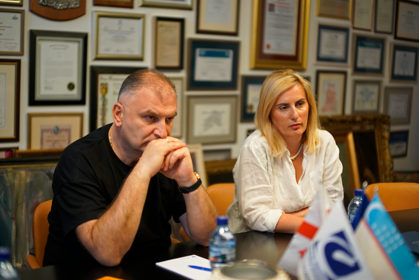 ბუხრას სახელმწიფო უნივერსიტეტის რექტორის ვიზიტი კავკასიის უნივერსიტეტში