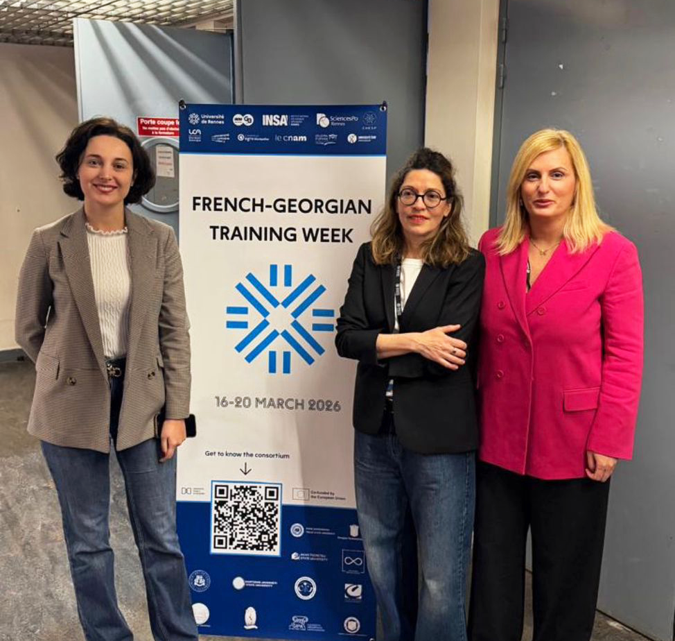 კავკასიის უნივერსიტეტის წარმომადგენლების ვიზიტი რენში