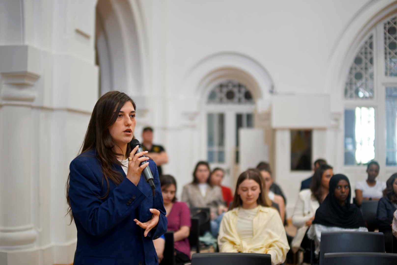 კავკასიის უნივერსიტეტის სტუდენტების შეხვედრა ნიდერლანდების სამეფოს საგანგებო და სრულუფლებიან ელჩთან საქართველოში, მელინე არაკელიანთან