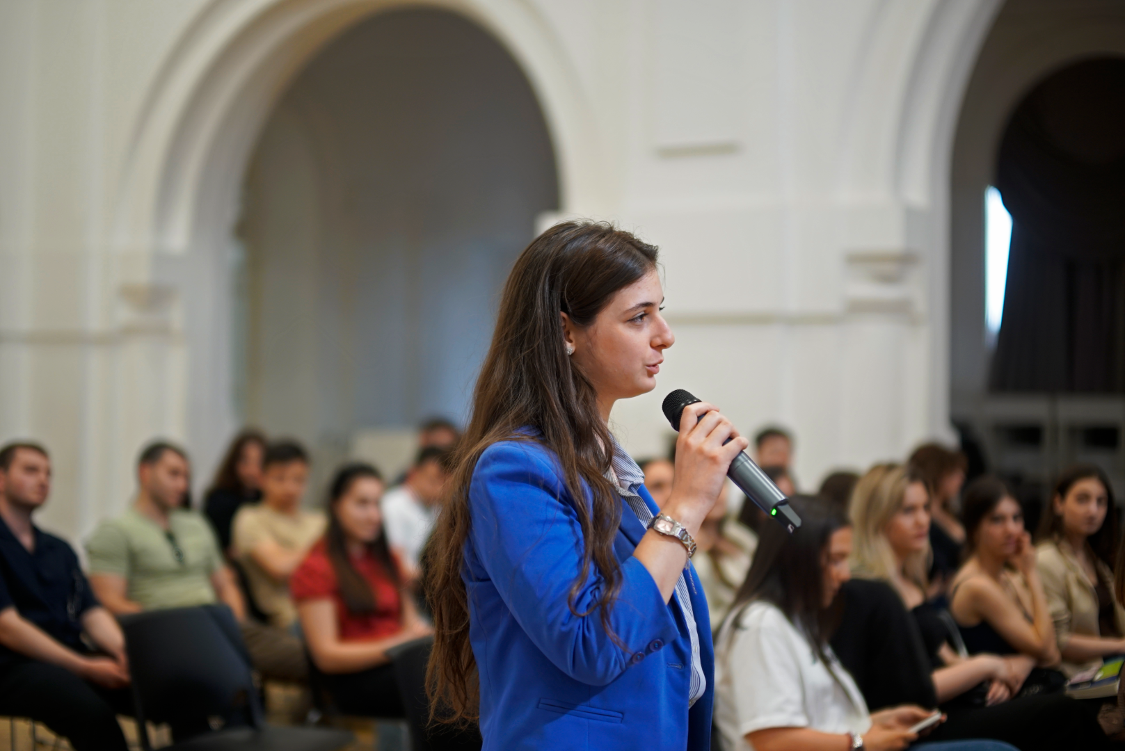 კავკასიის უნივერსიტეტის სტუდენტების შეხვედრა ნიდერლანდების სამეფოს საგანგებო და სრულუფლებიან ელჩთან საქართველოში, მელინე არაკელიანთან