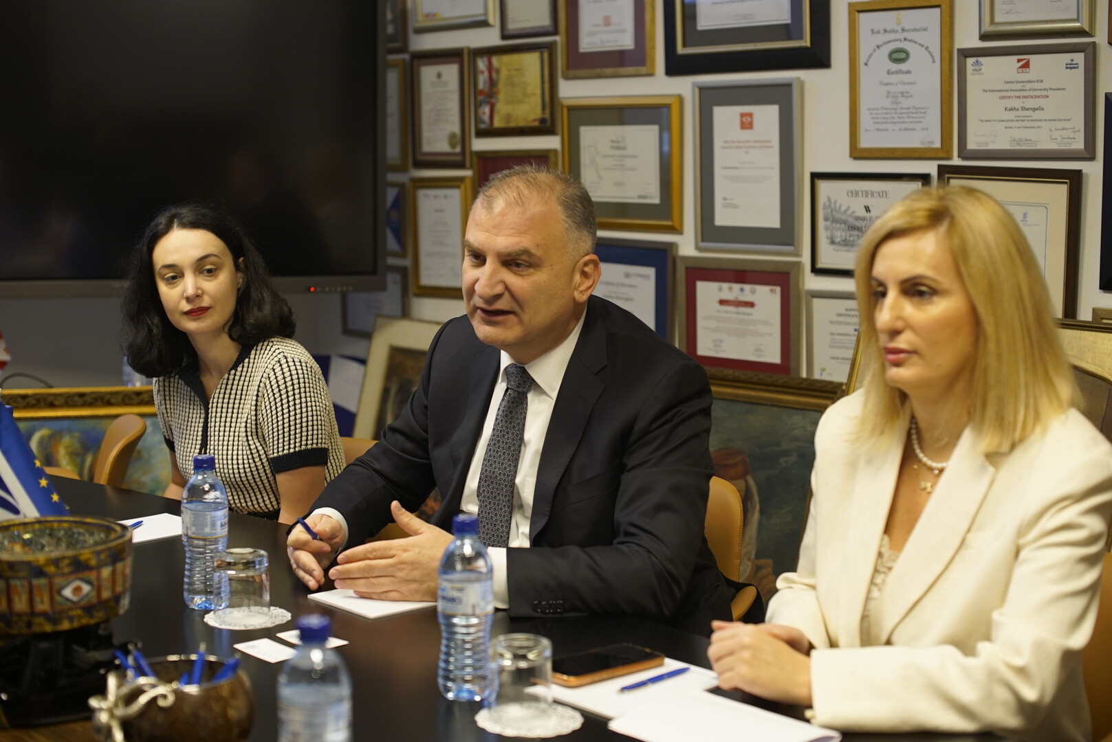 ქეინის უნივერსიტეტის დელეგაციის ოფიციალური ვიზიტი კავკასიის უნივერსიტეტში