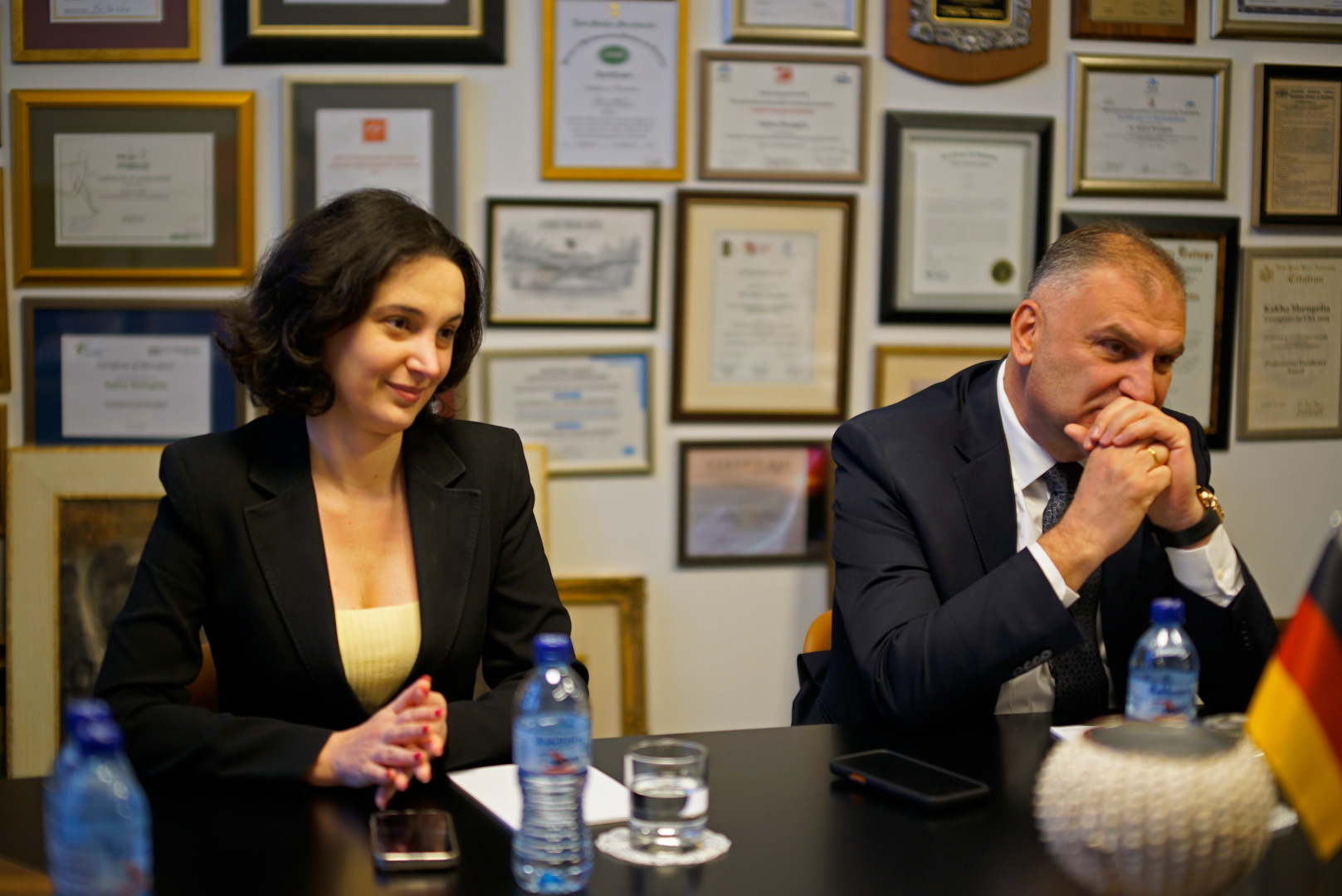 ვილდაუს გამოყენებით მეცნიერებათა ტექნიკური უნივერსიტეტის პრეზიდენტის ვიზიტი კავკასიის უნივერსიტეტში