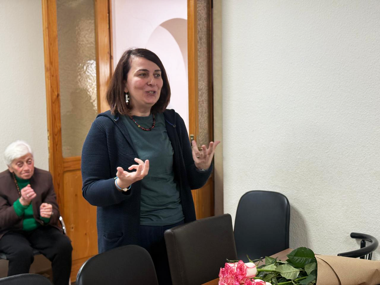 კავკასიის უნივერსიტეტის წარმომადგენლების ვიზიტი დედოფლისწყაროს სასწავლო ცენტრ "სპექტრში"