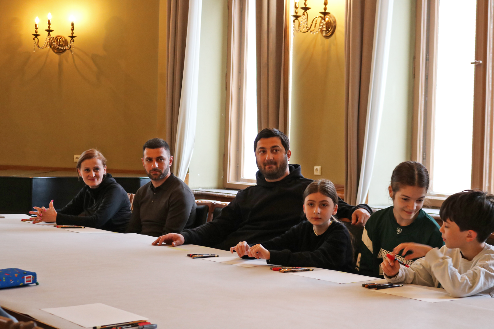 კალიგრაფიის მასტერკლასი საკვირაო სკოლის მოსწავლეებისათვის