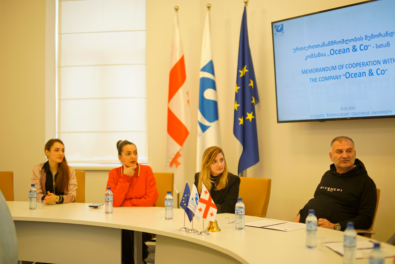 ურთიერთთანამშრომლობის მემორანდუმი ,,Ocean & Co''-თან