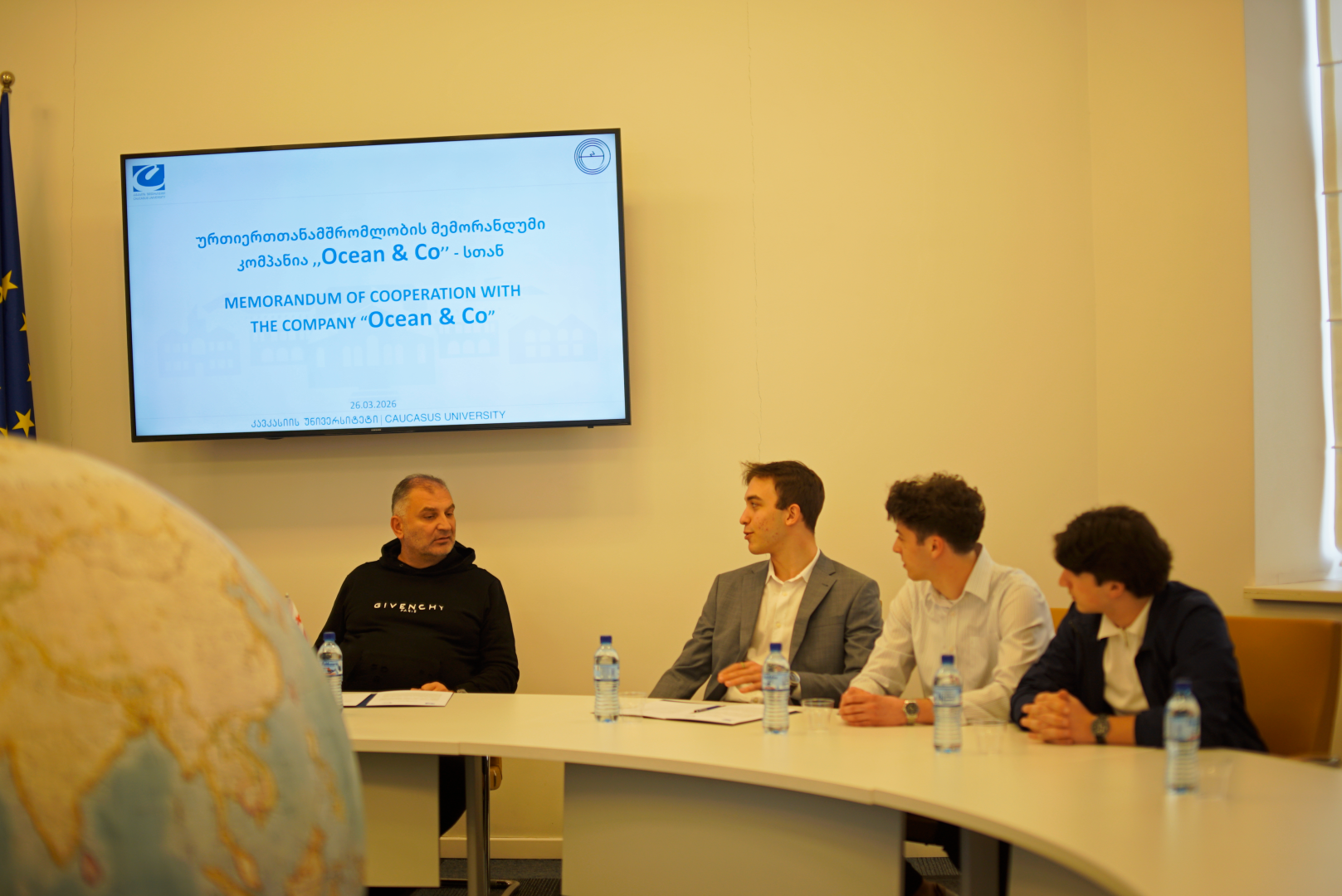 ურთიერთთანამშრომლობის მემორანდუმი ,,Ocean & Co''-თან