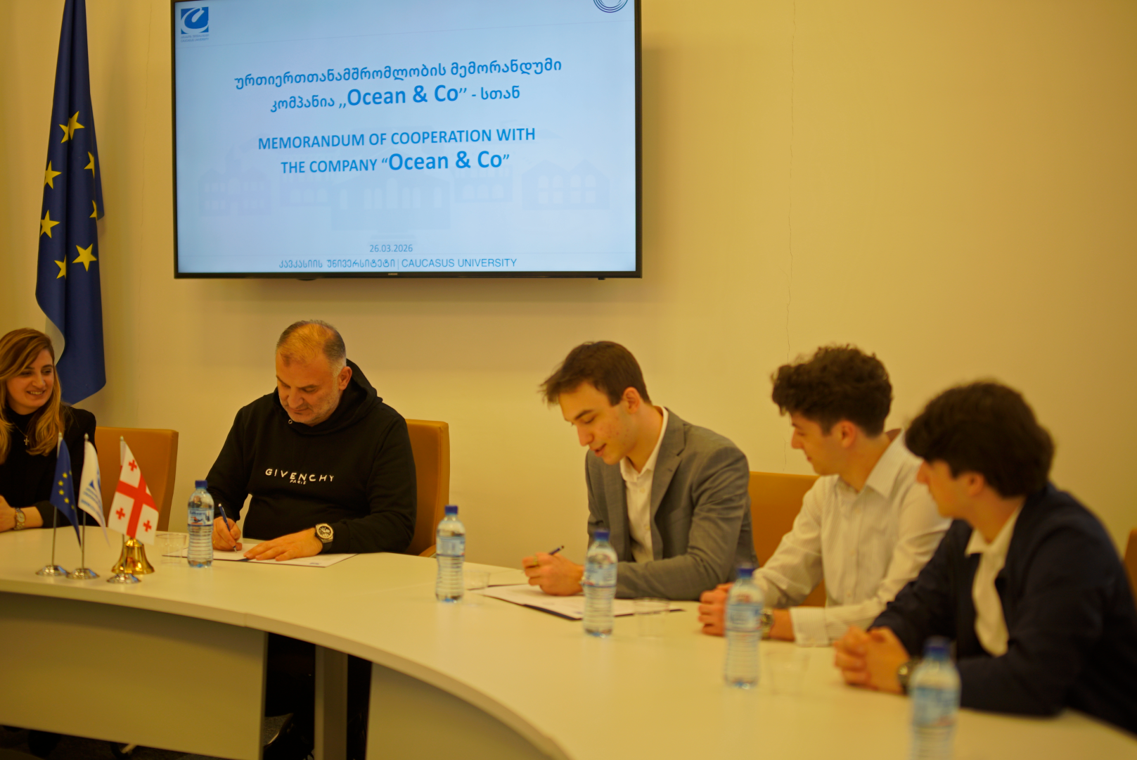 ურთიერთთანამშრომლობის მემორანდუმი ,,Ocean & Co''-თან
