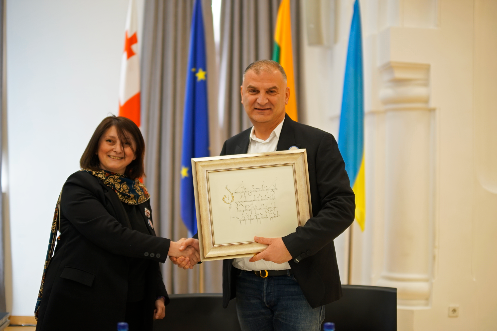 ქართული ენის დღე კავკასიის უნივერსიტეტში