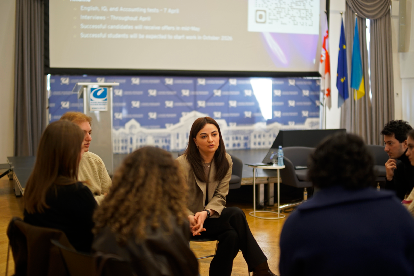 შეხვედრა აუდიტორული კომპანია EY-ის წარმომადგენელთან