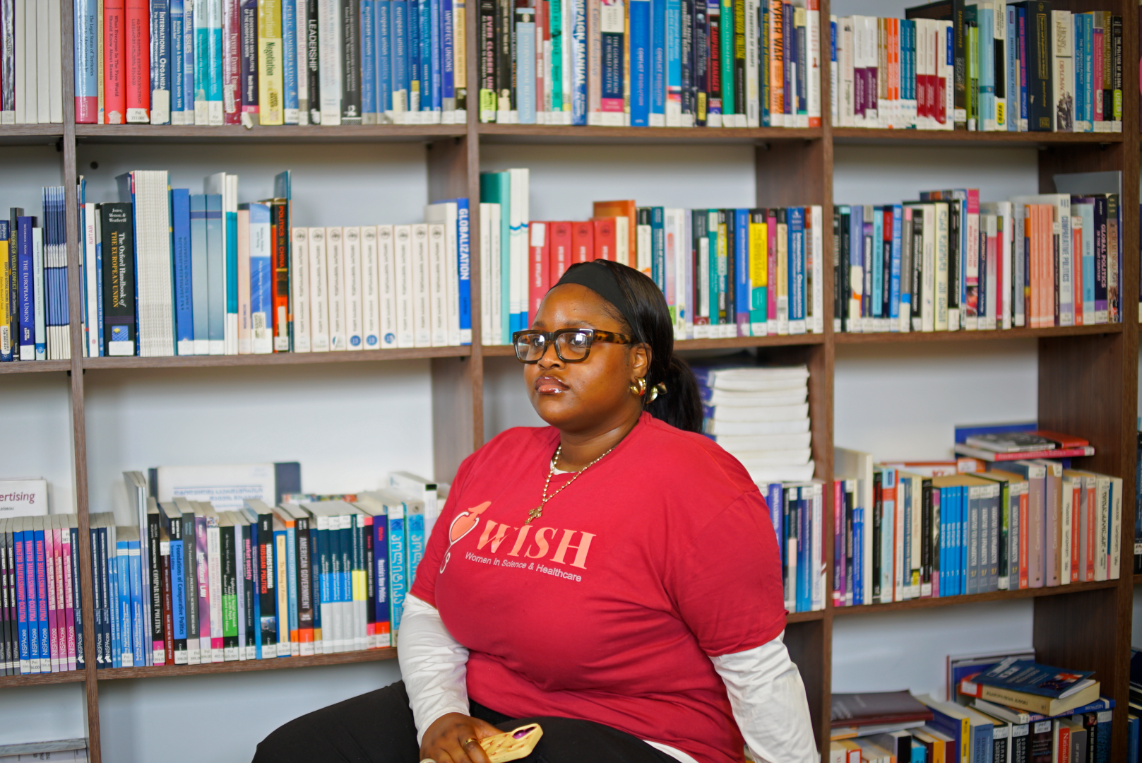 შეხვედრა სტუდენტებთან თემაზე-WISH-women in science