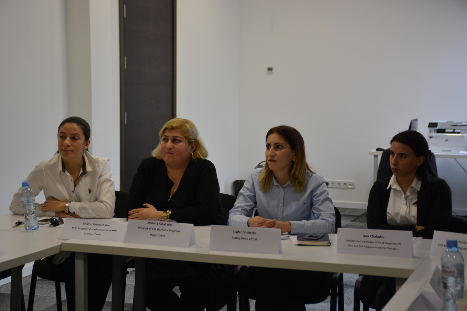 აკრედიტაციის ექსპერტთა ჯგუფის ვიზიტი სამართლის სკოლაში