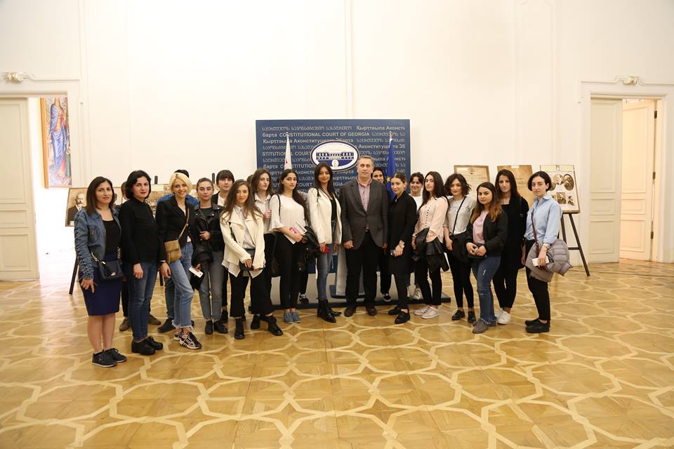 CSL სტუდნეტების შეხვედრა საკონსტიტუციო სასამართლოს თავმჯდომარესთან