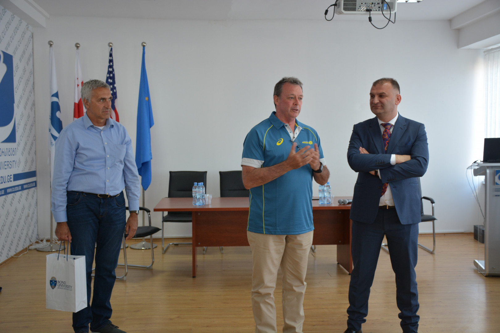 ავსტრალიისს რაგბის ახალგაზრდული ნაკრების ვიზიტი კავკასიის უნივერსიტეტში