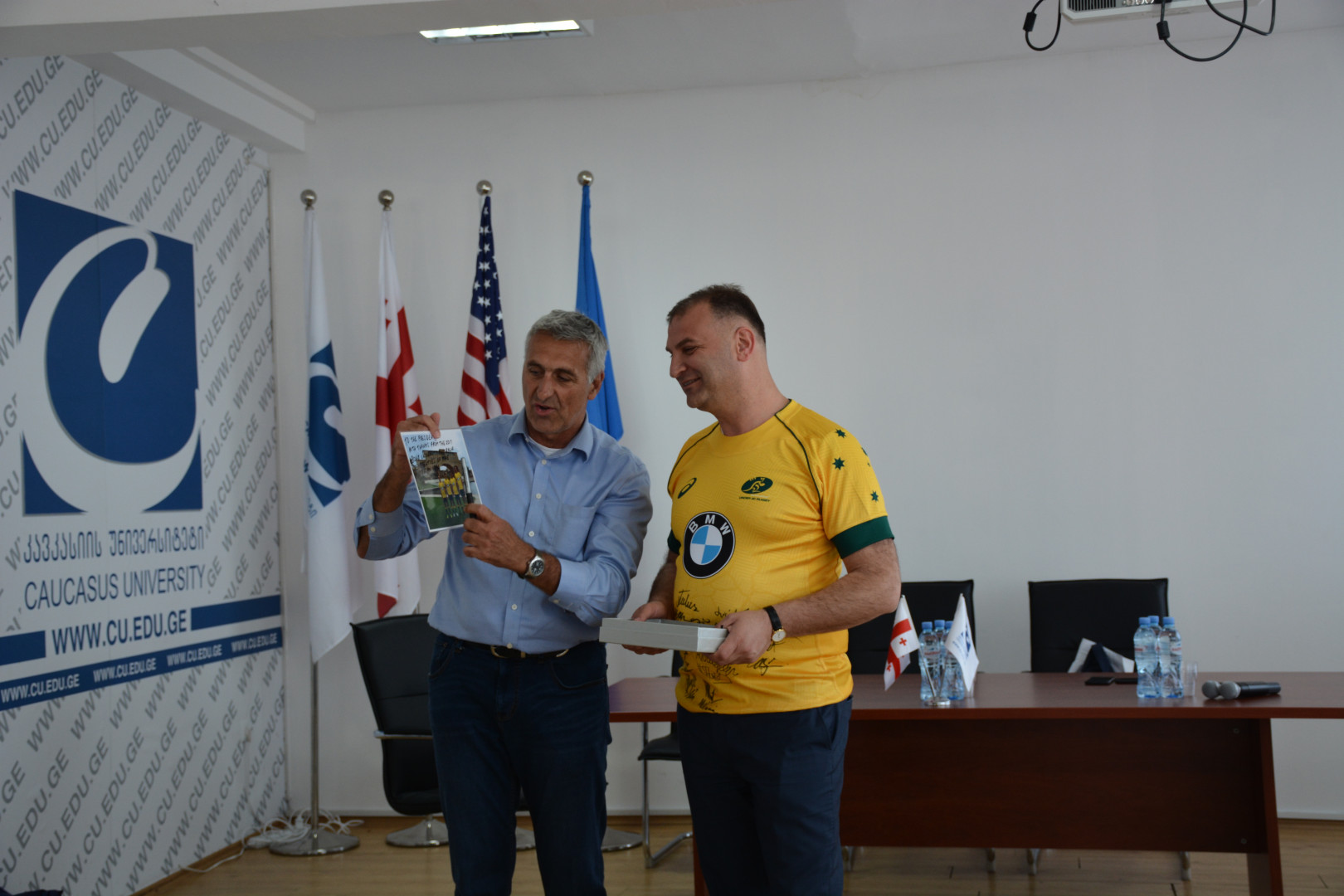 ავსტრალიისს რაგბის ახალგაზრდული ნაკრების ვიზიტი კავკასიის უნივერსიტეტში