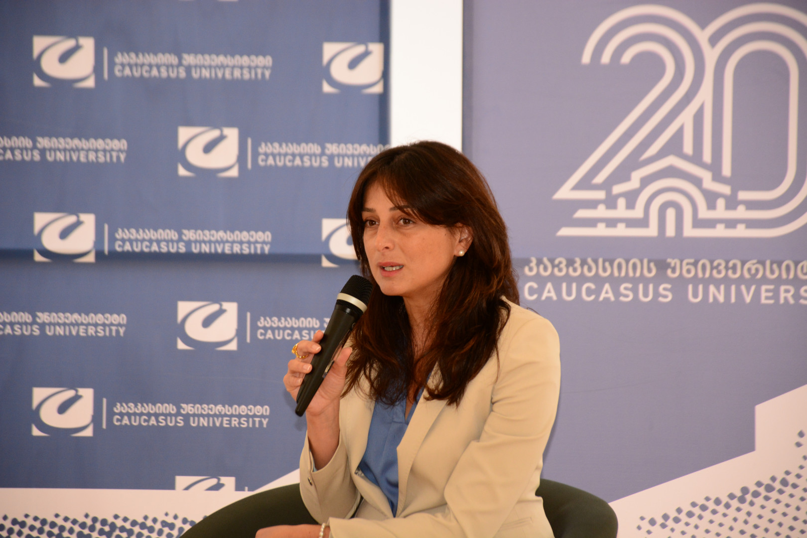 კახა კალაძის შეხვედრა კავკასიის უნივერსიტეტის სტუდენტებთან