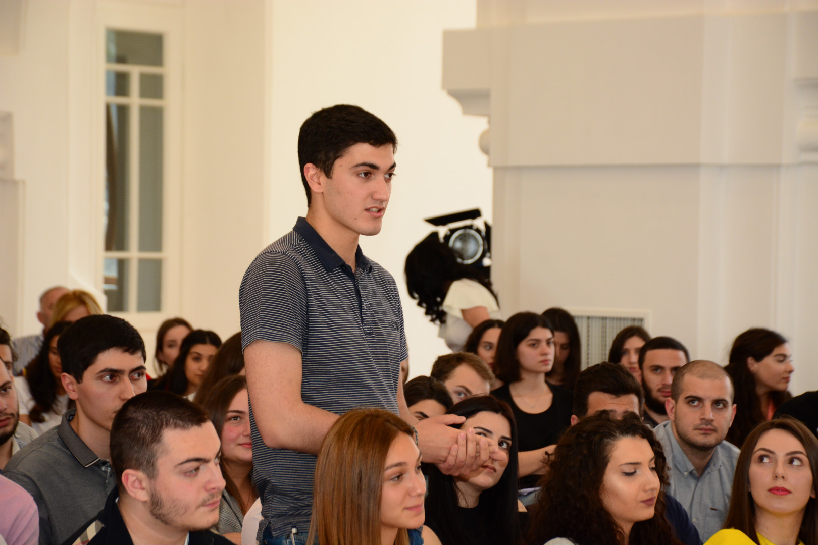 კახა კალაძის შეხვედრა კავკასიის უნივერსიტეტის სტუდენტებთან