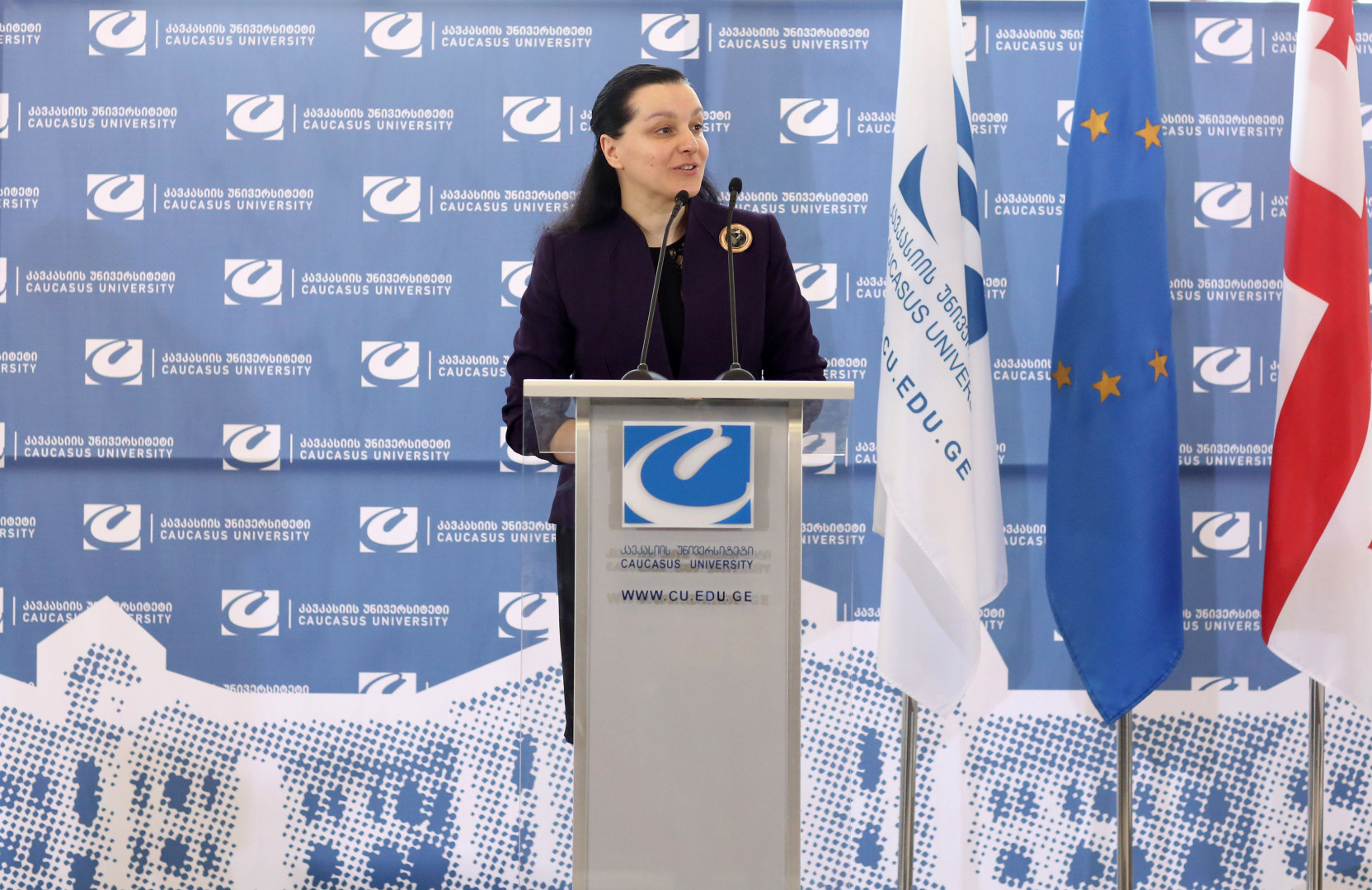 კავკასიის უნივერსიტეტის კამპუსის ოფიციალური გახსნის ღონისძიება