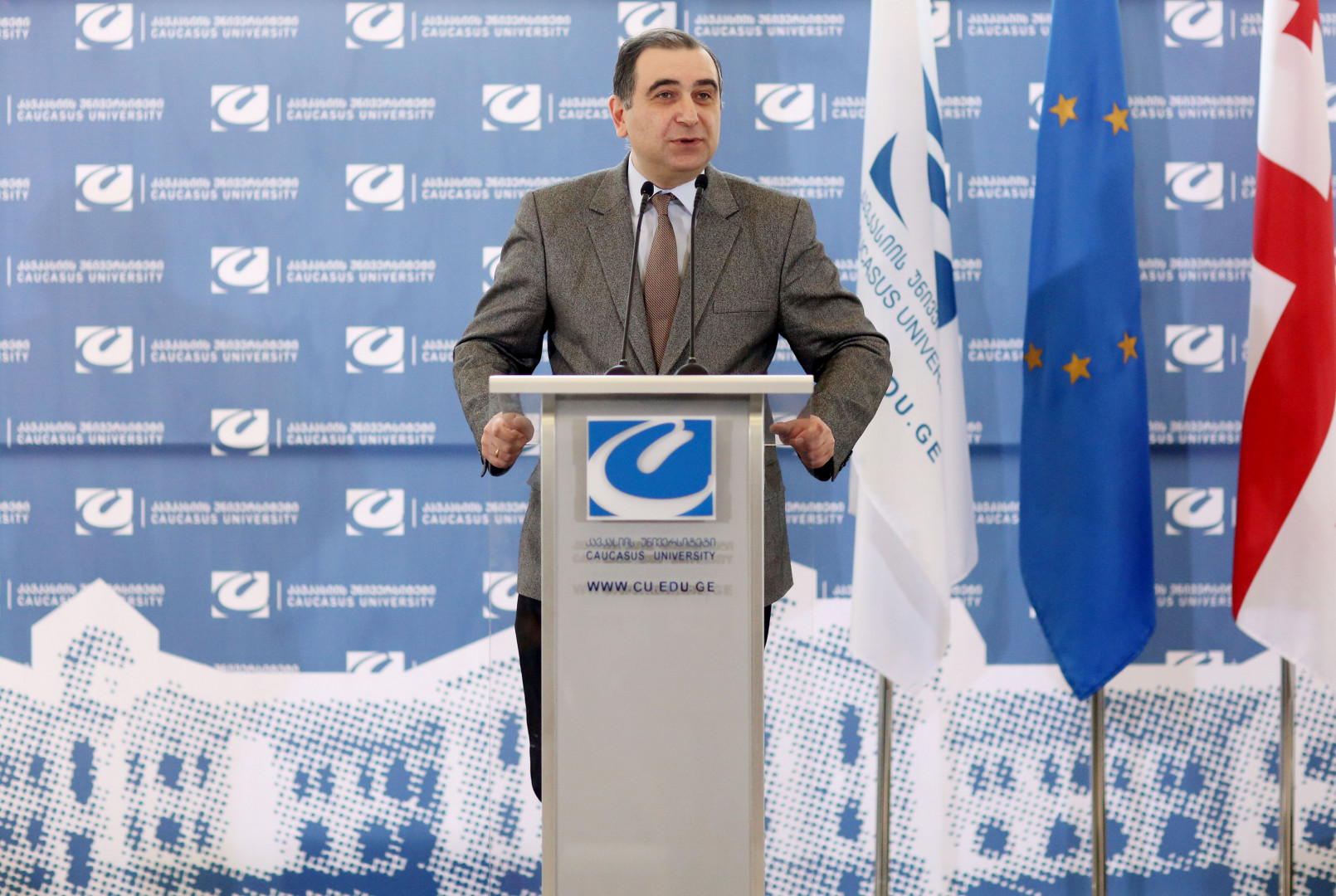 კავკასიის უნივერსიტეტის კამპუსის ოფიციალური გახსნის ღონისძიება