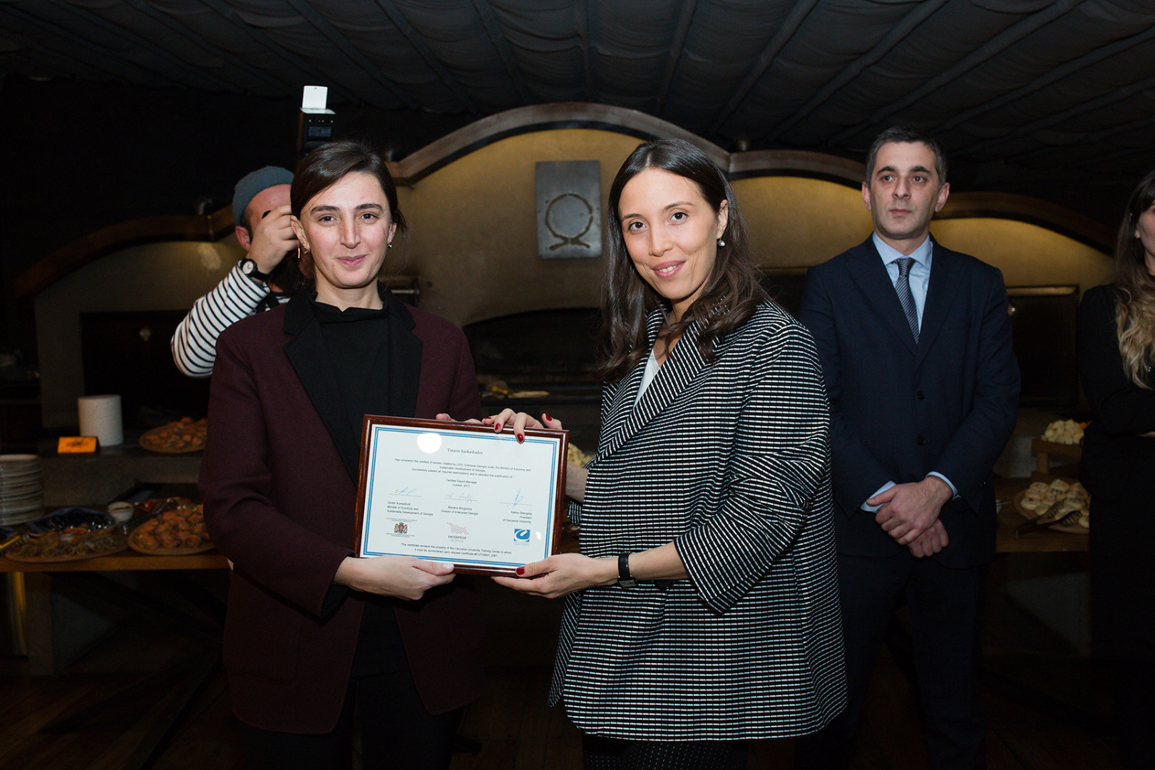 ექსპორტის მენეჯერთა სასერტიფიკატო კურსის შემაჯამებელი  ღონისძიება