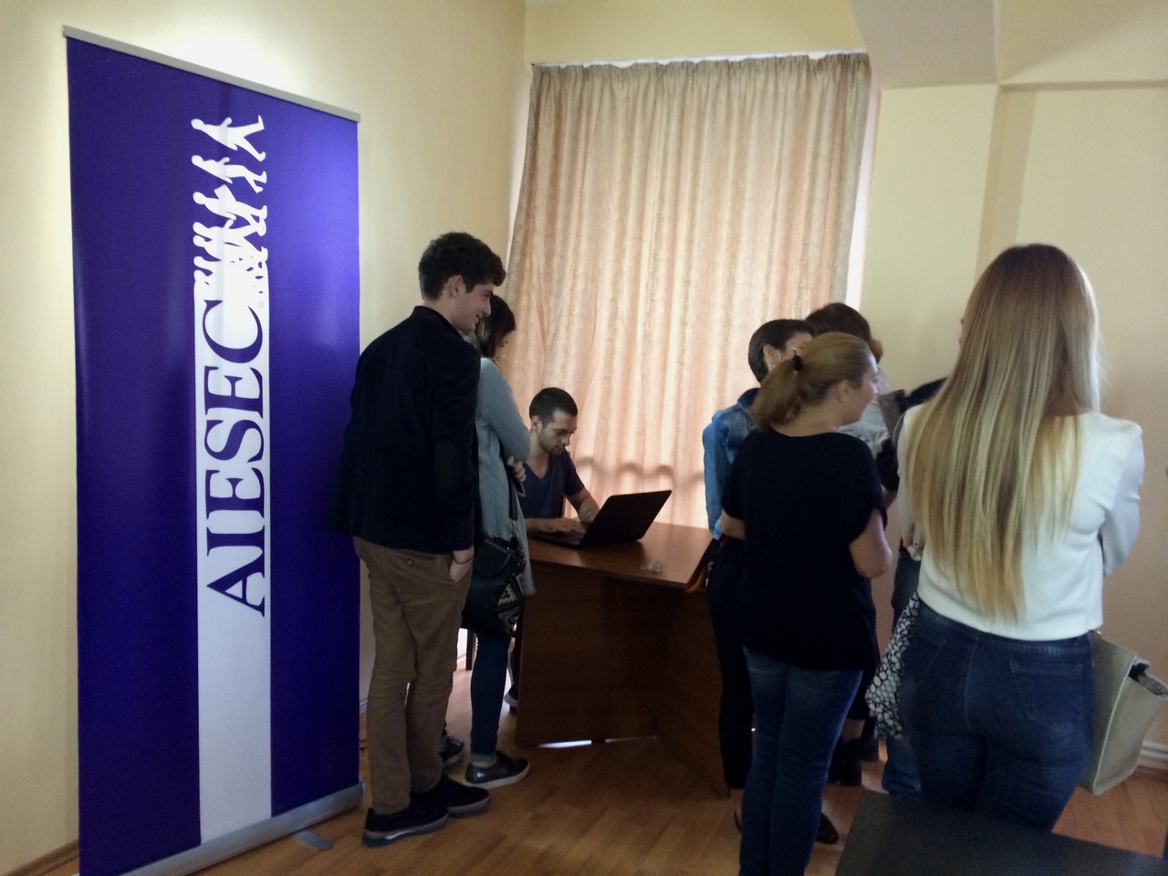 შეხვედრა AIESEC-ის წარმომადგენლებთან