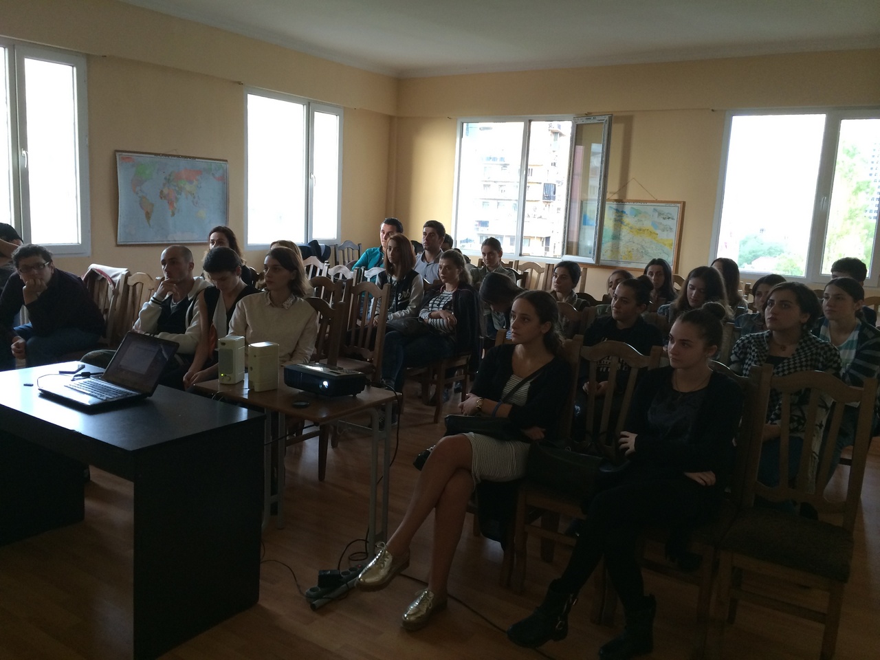 შეხვედრა AIESEC-ის წარმომადგენლებთან