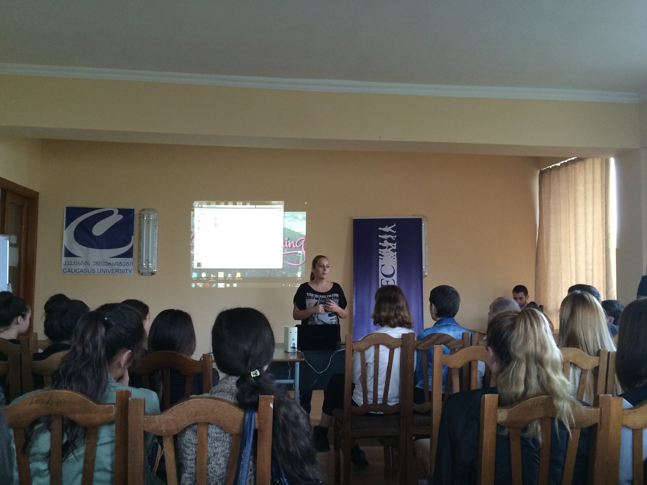 შეხვედრა AIESEC-ის წარმომადგენლებთან
