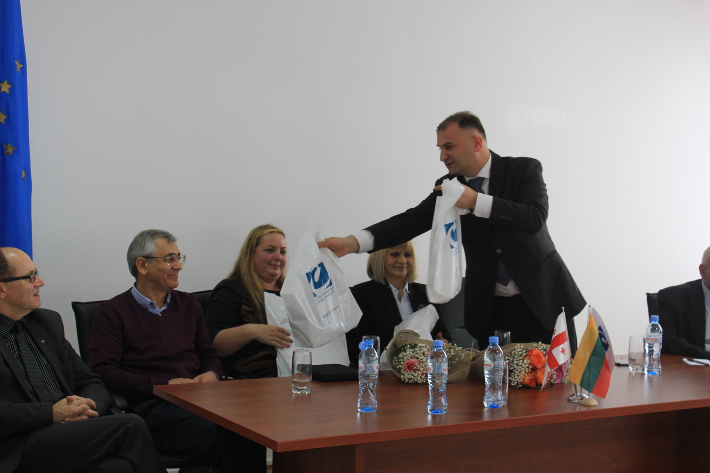 ლიტვის დელეგაციის ვიზიტი კავკასიის უნივერსიტეტში 