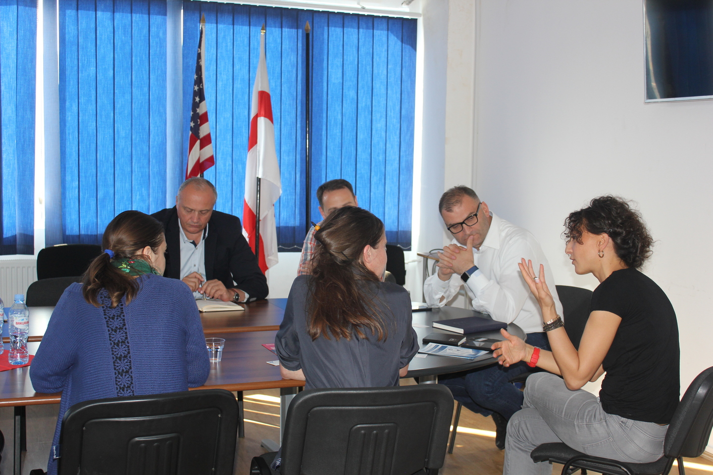 ფრანგული უნივერსიტეტის  Sciences Po-ს წარმომადგენლები კავკასიის უნივერსიტეტში