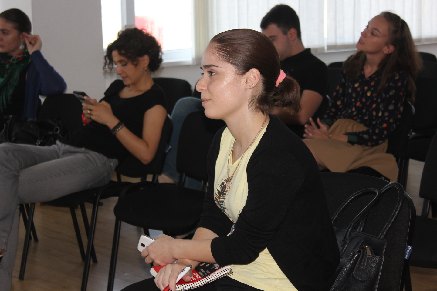 ფრანგული უნივერსიტეტის  Sciences Po-ს წარმომადგენლები კავკასიის უნივერსიტეტში