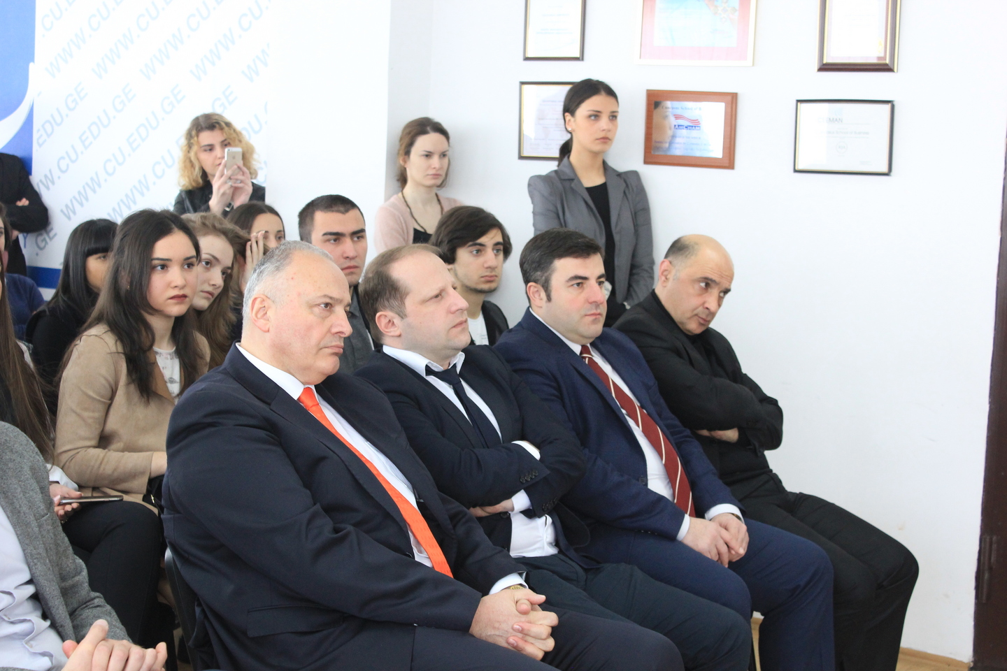 კახი კალაძე სტუმრად კავკასიის უნივერსიტეტში