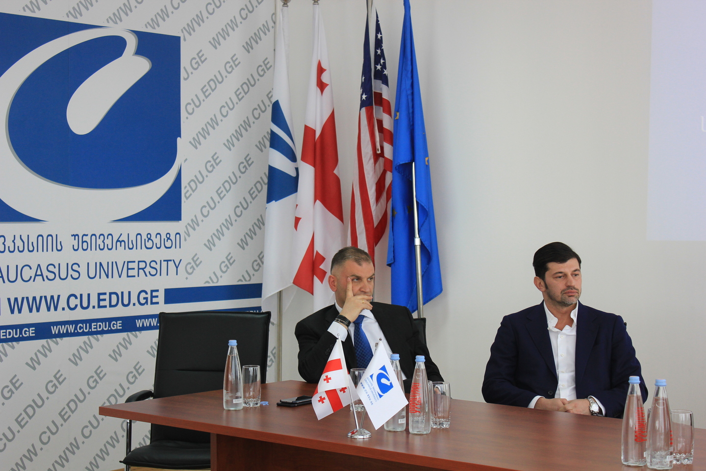 კახი კალაძე სტუმრად კავკასიის უნივერსიტეტში
